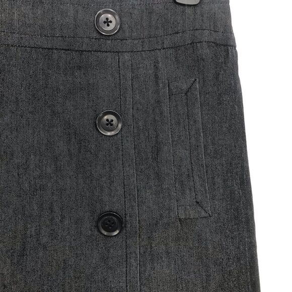 Sandro Sportswear Blue Sailor Button A Line Mini Skirt - Picture 5 of 13